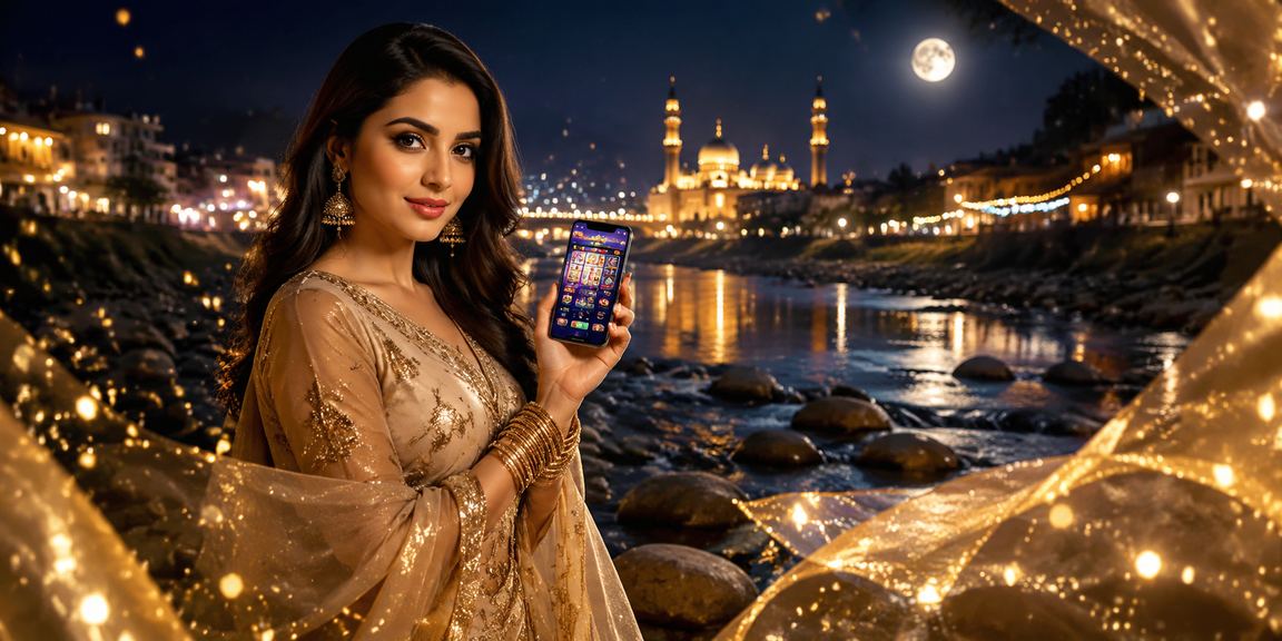 সিলেটে মোবাইলে ক্যাসিনো গেমস খেলার দৃশ্য রাতের পরিবেশে